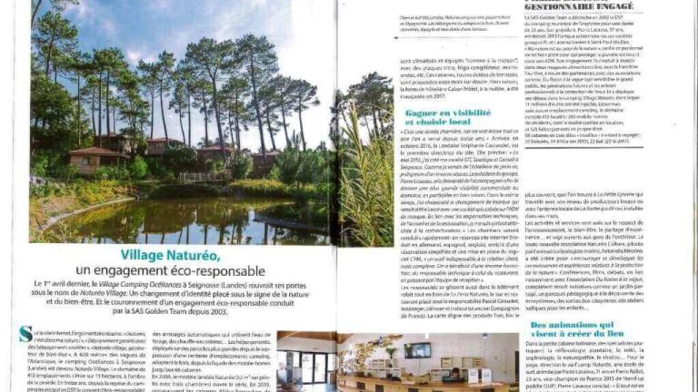 Ecolo-Chic dans Les Landes L'OT JUIN 2017