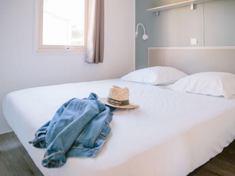 mobil-home cosy chambre principale